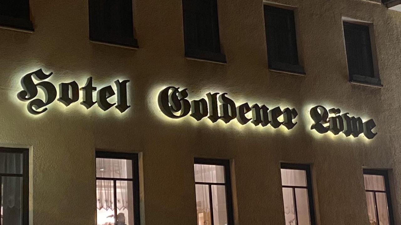 Hotel Goldener Löwe Zeulenroda-Triebes Exterior foto