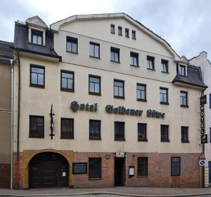 Hotel Goldener Löwe Zeulenroda-Triebes Exterior foto